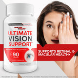 True You Health Ultimate Vision Support Lutein Capsules bottle back view
