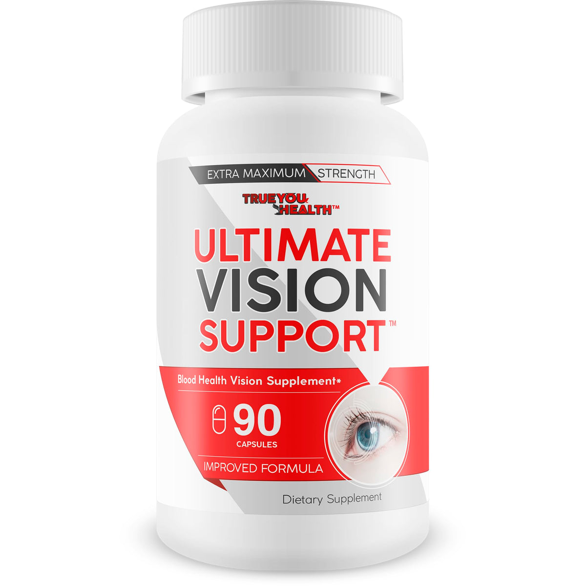 True You Health Ultimate Vision Support Lutein Capsules front view