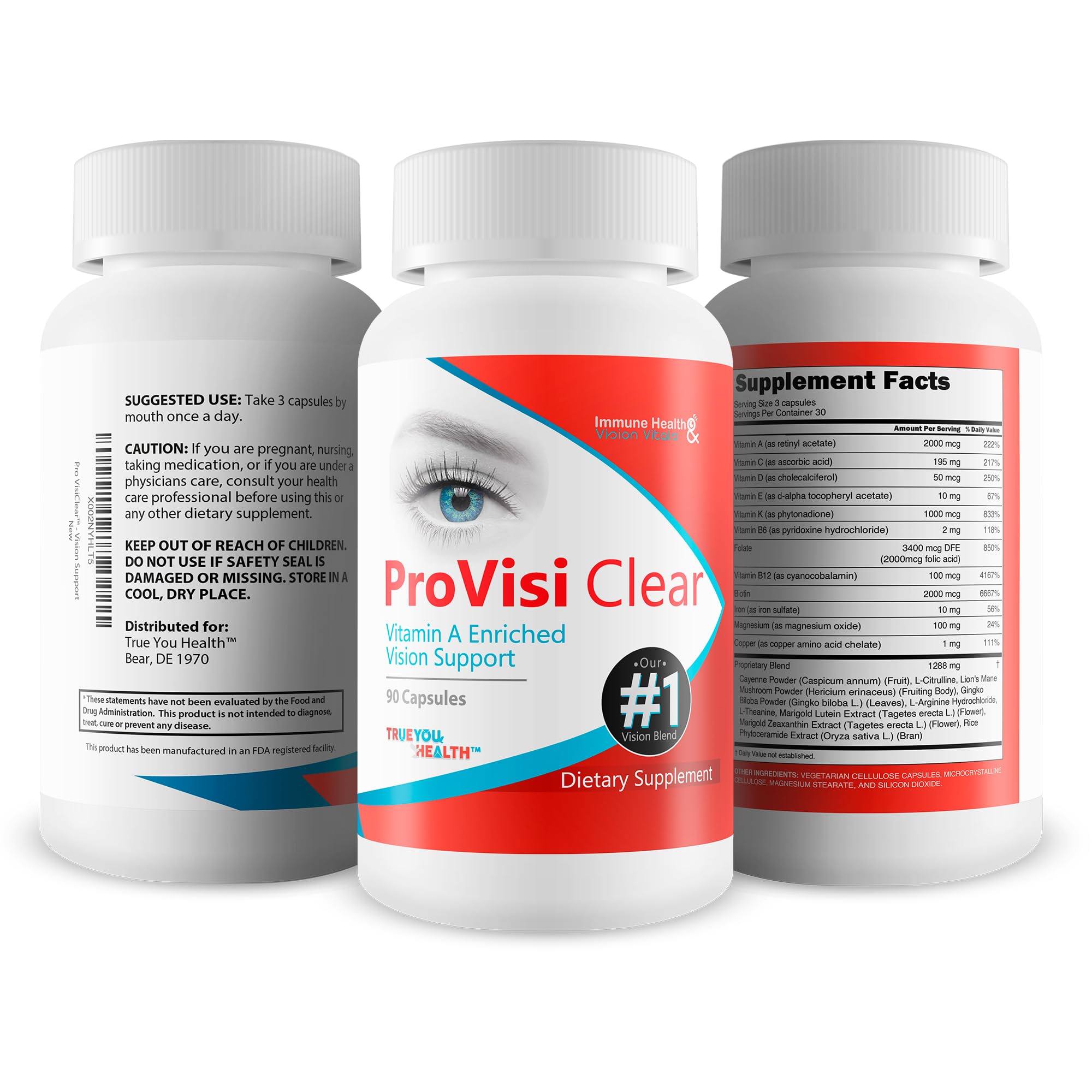 True You Health Vitamin A Supplement ingredients list