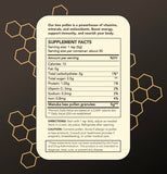 truebee Raw Bee Pollen Granules 150g nutritional information