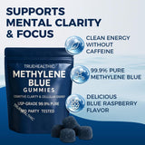 TRUEHEALTHIC Daily Gummy Vitamins side view showing gummy texture