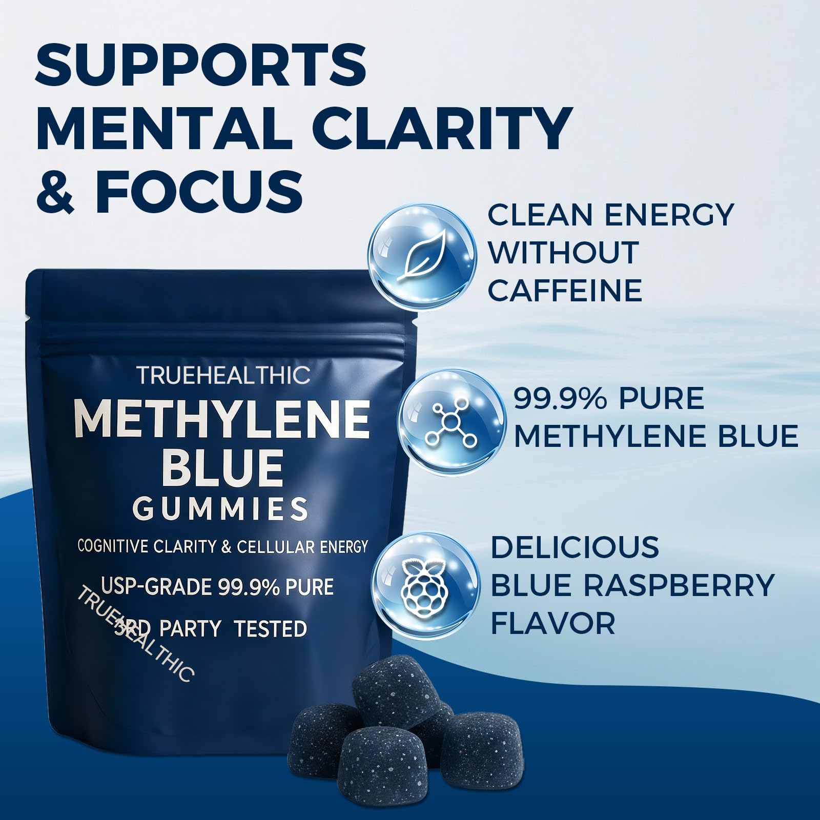 TRUEHEALTHIC Gummy Vitamins in a bowl ready for consumption