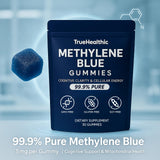 TRUEHEALTHIC Methylene Blue Gummies Blue Raspberry flavour close-up