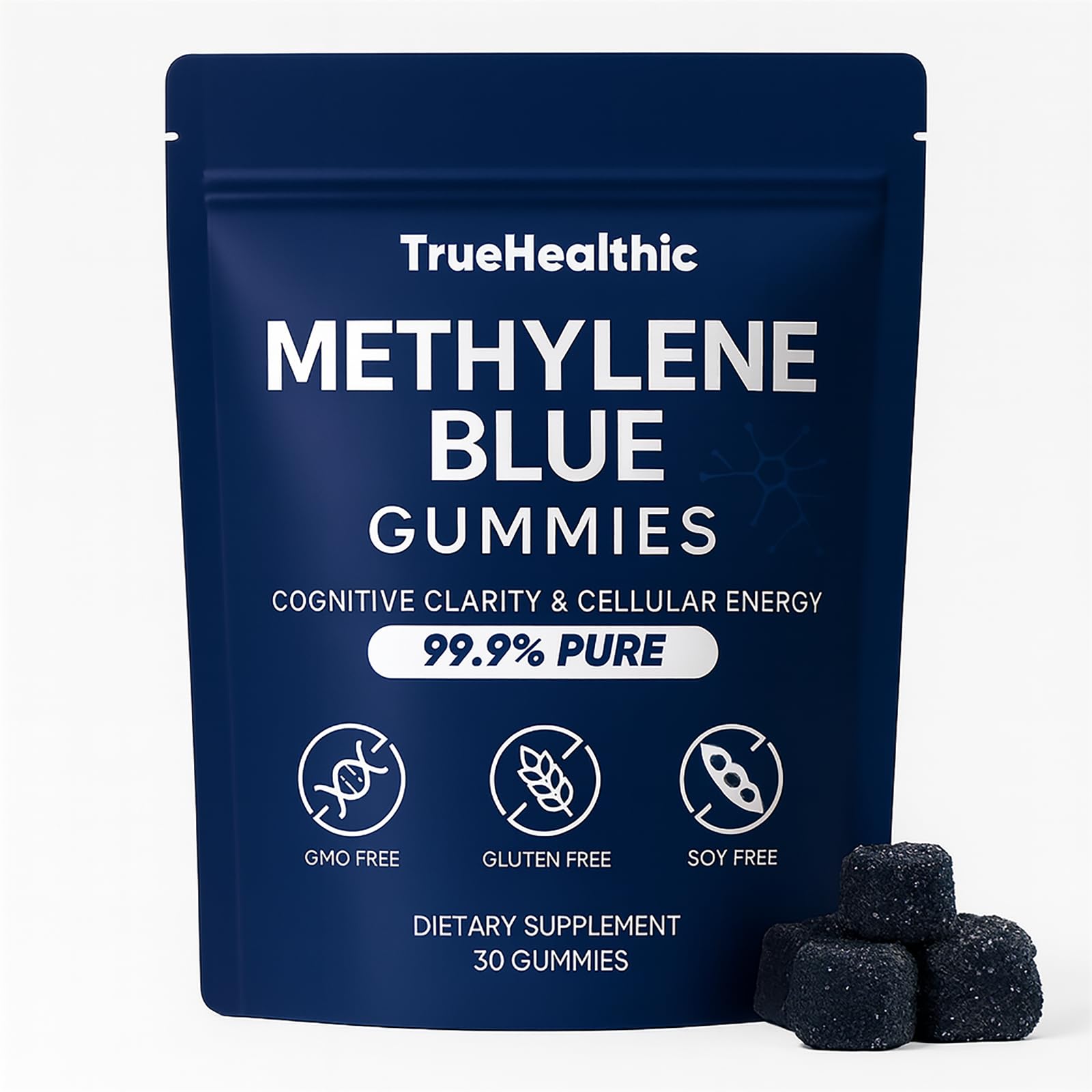 TRUEHEALTHIC Methylene Blue Gummies front view packaging