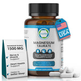 TRUEMED Magnesium Taurate 1500mg supplement front view