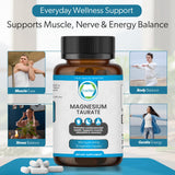 TRUEMED Magnesium Taurate 1500mg supplement serving suggestion