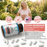 TRUEMED Super Berberine capsules in a hand