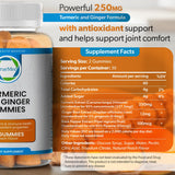 TRUEMED Turmeric Gummies close-up of gummies