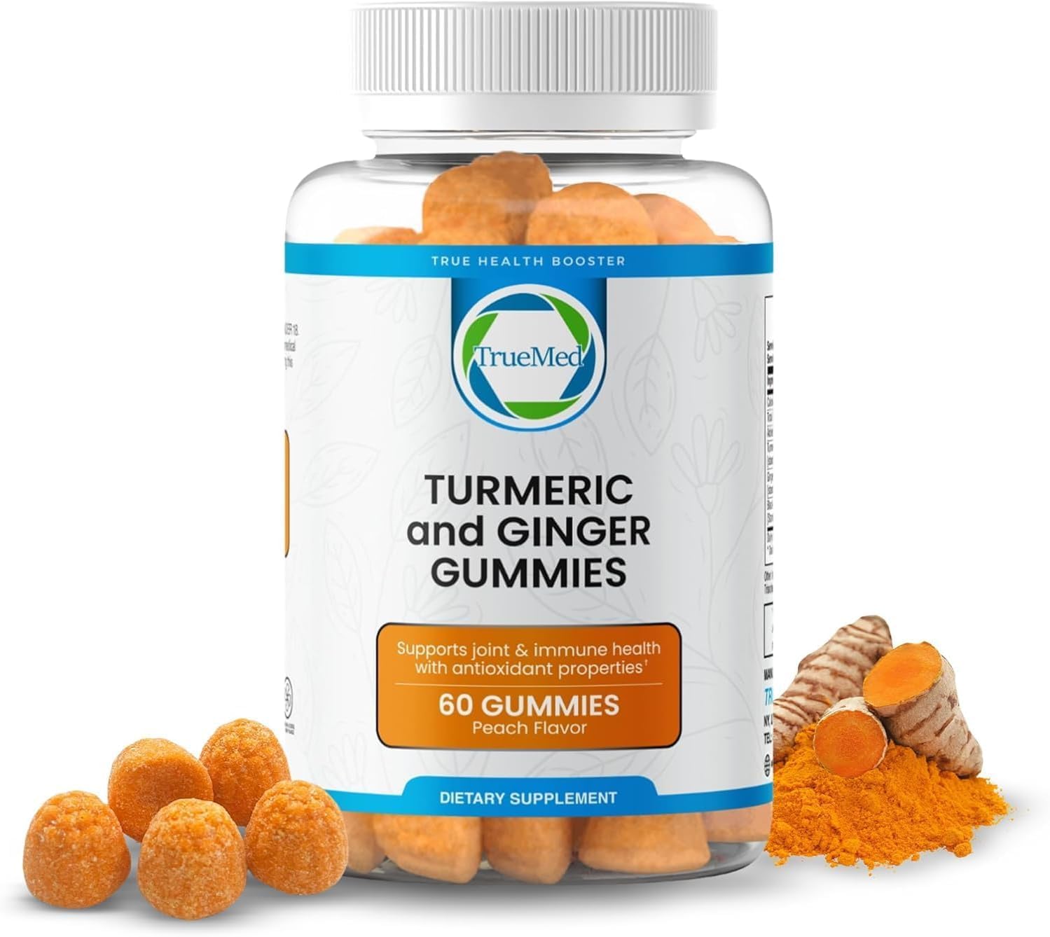 TRUEMED Turmeric Gummies front view packaging