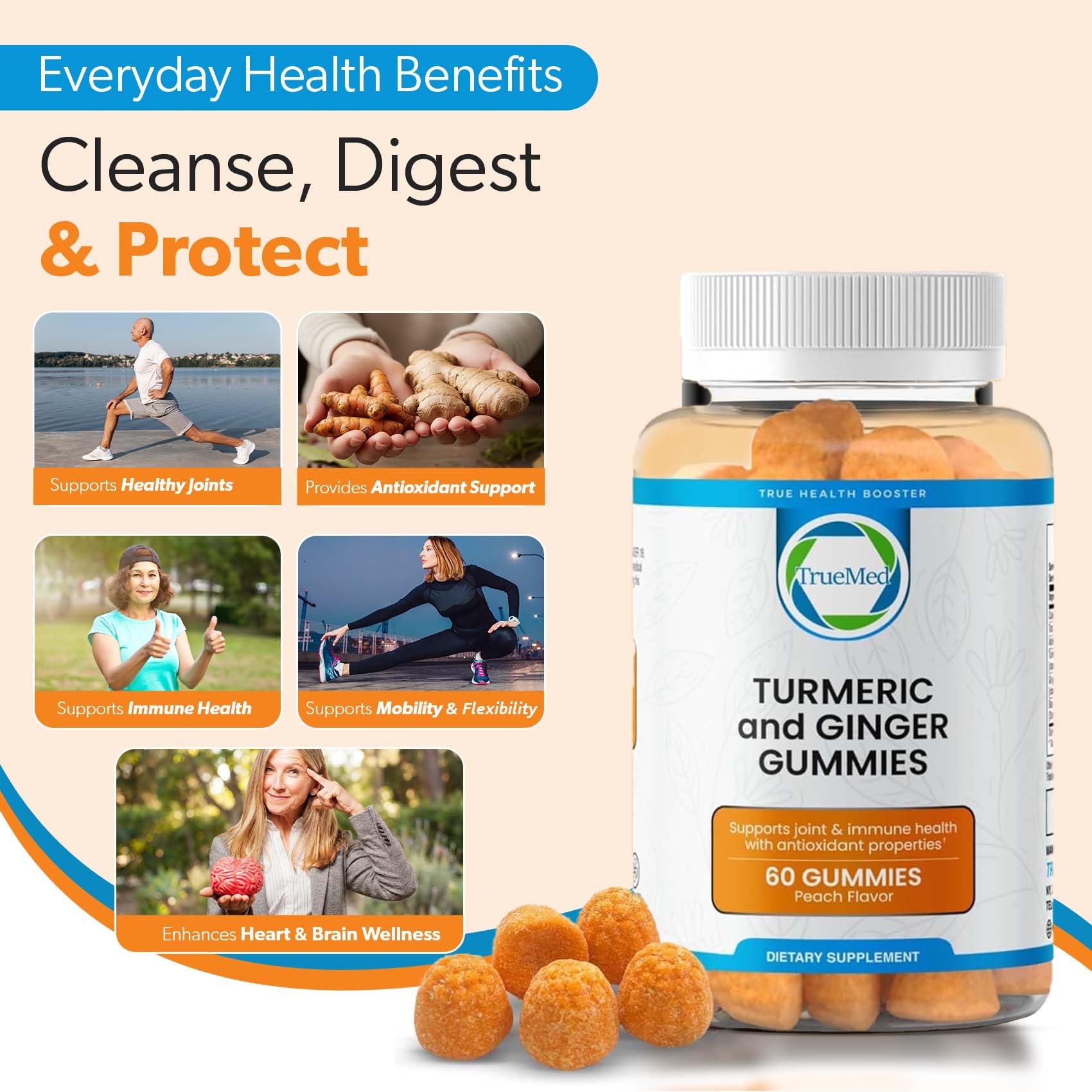 TRUEMED Turmeric Gummies ingredients list