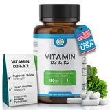 TRUEMED Vitamin D3 & K2 Capsules front view