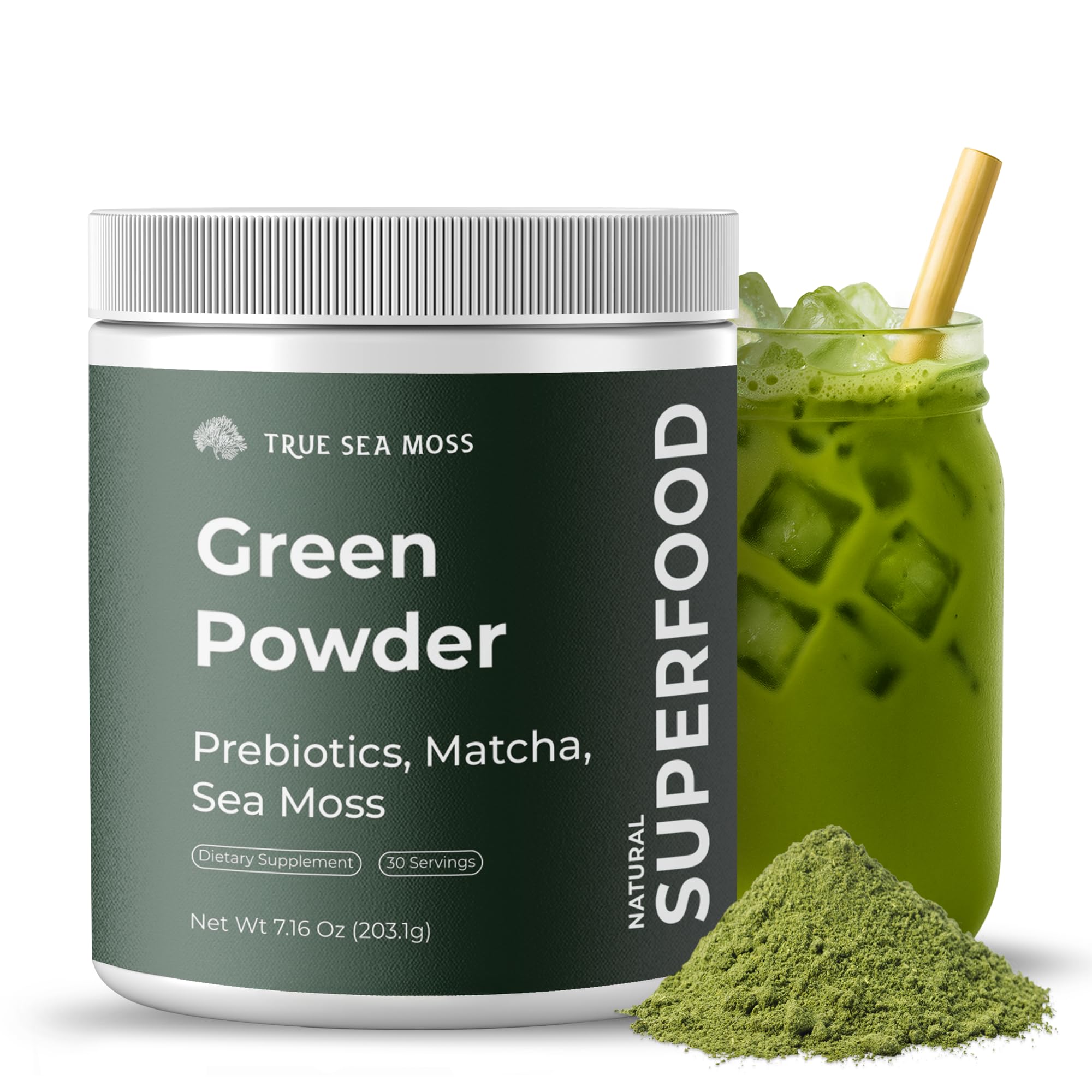 TrueSeaMoss Daily Nutrient Powerhouse 272g supplement front view