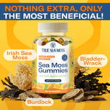 TrueSeaMoss Multivitamin Gummies close-up of individual gummy