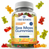 TrueSeaMoss Multivitamin Gummies front view with packaging