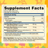 TrueSeaMoss Multivitamin Gummies side view showing gummy texture