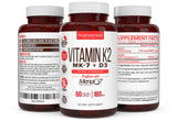 Truevantage Nutrition K2 + D3 Capsules with measuring spoon for dosage