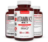 Truevantage Nutrition Vitamin K2 MK-7 supplement with measuring spoon