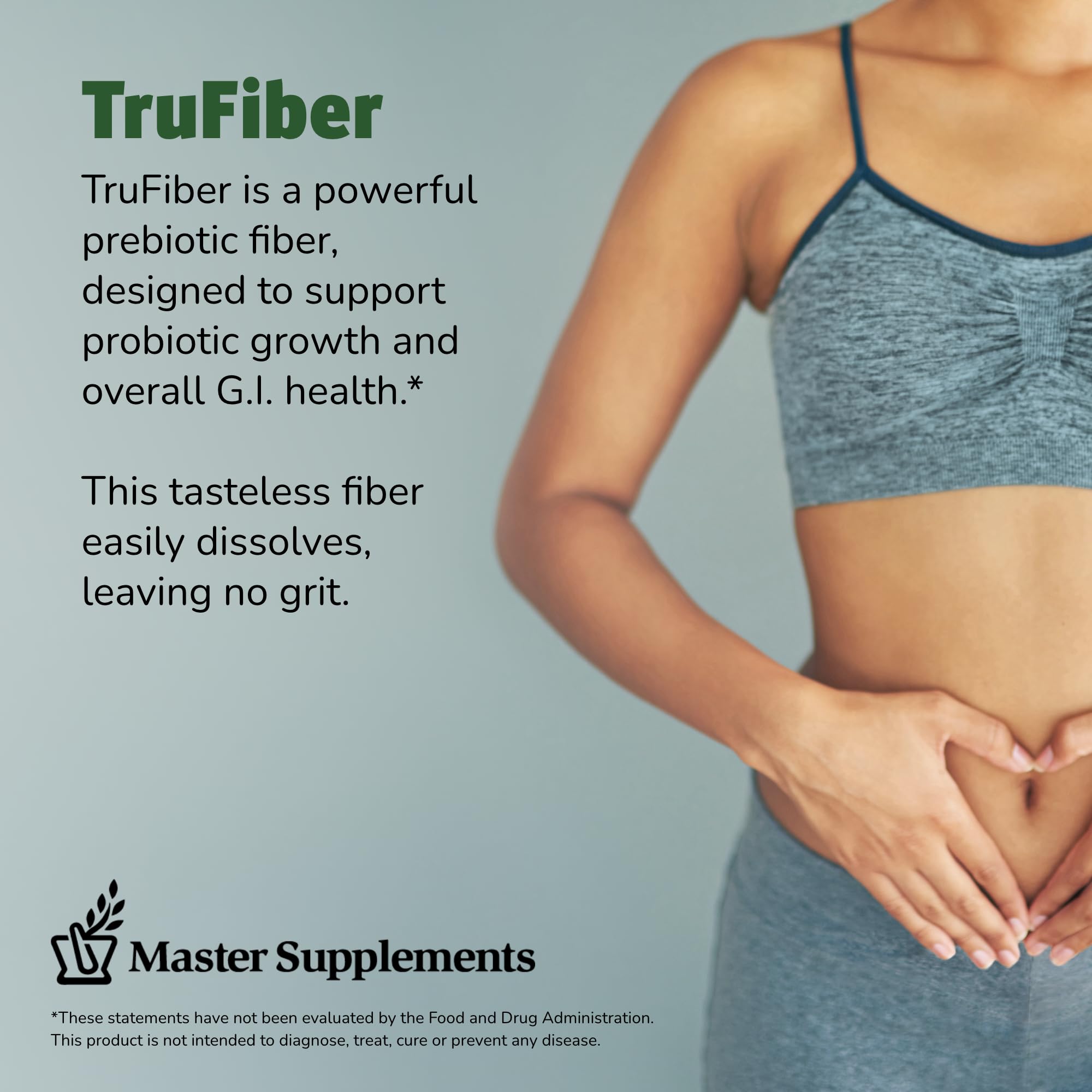 TruFiber Prebiotic Fibre Powder 180g mixed in a smoothie