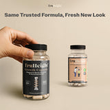 TruHeight Growth Capsules side view showing capsule size