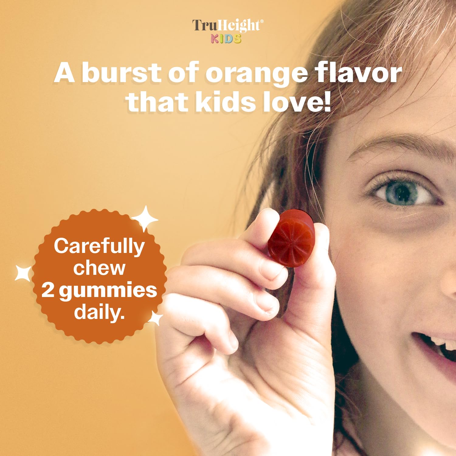 TruHeight Kids Multivitamin Gummies side view of packaging