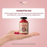 TruHeight Probiotic Gummies ingredients list on packaging