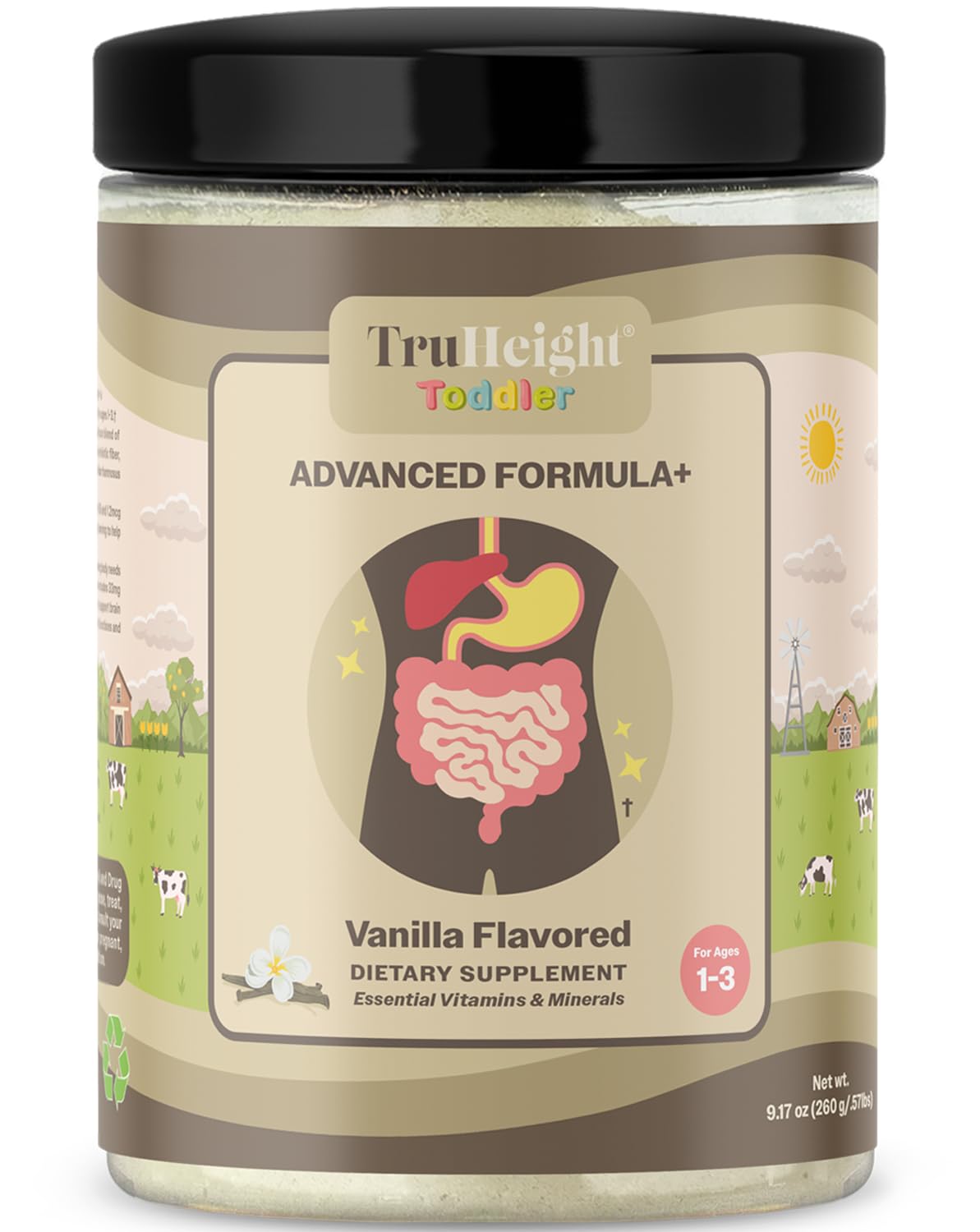 TruHeight Toddler Advanced Formula+ 225g front view