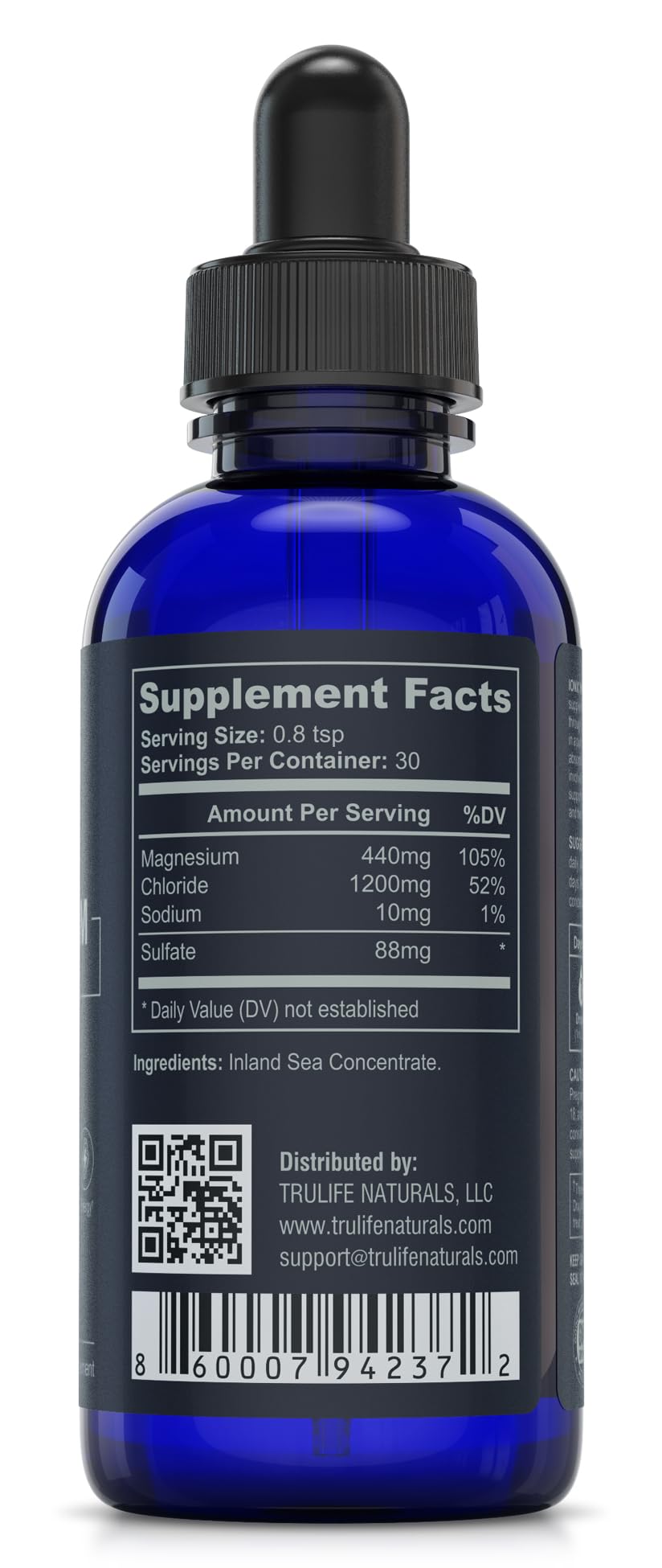 TRULIFE NATURALS Ionic Magnesium Liquid bottle with label