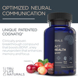 TRULIFE NATURALS NEUROACT Cognitive Support Supplement ingredients list