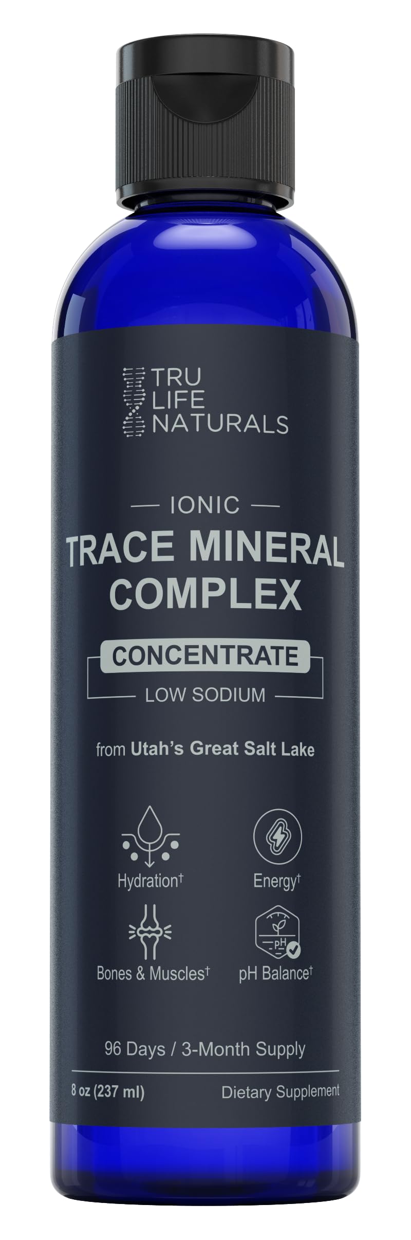 TRULIFE NATURALS Trace Mineral Complex 332g bottle front view