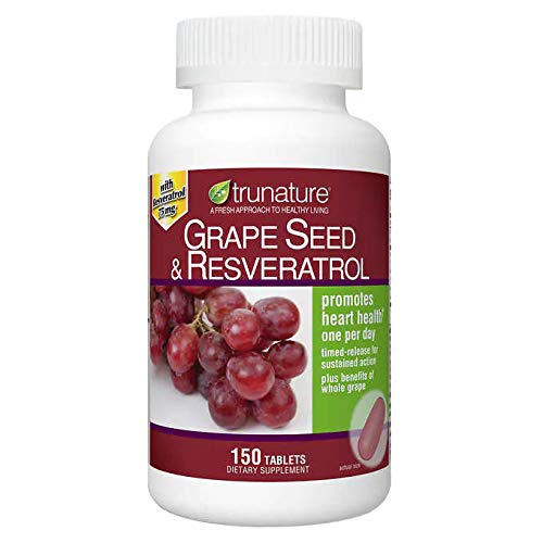 TruNature Grape Seed Extract with Resveratrol 2722g front view