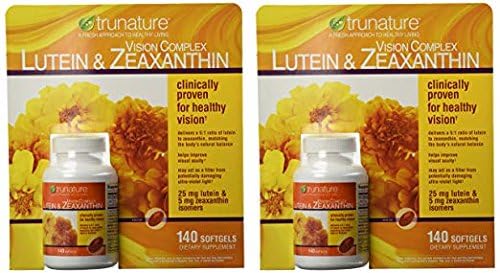 TruNature Lutein and Zeaxanthin softgel close-up