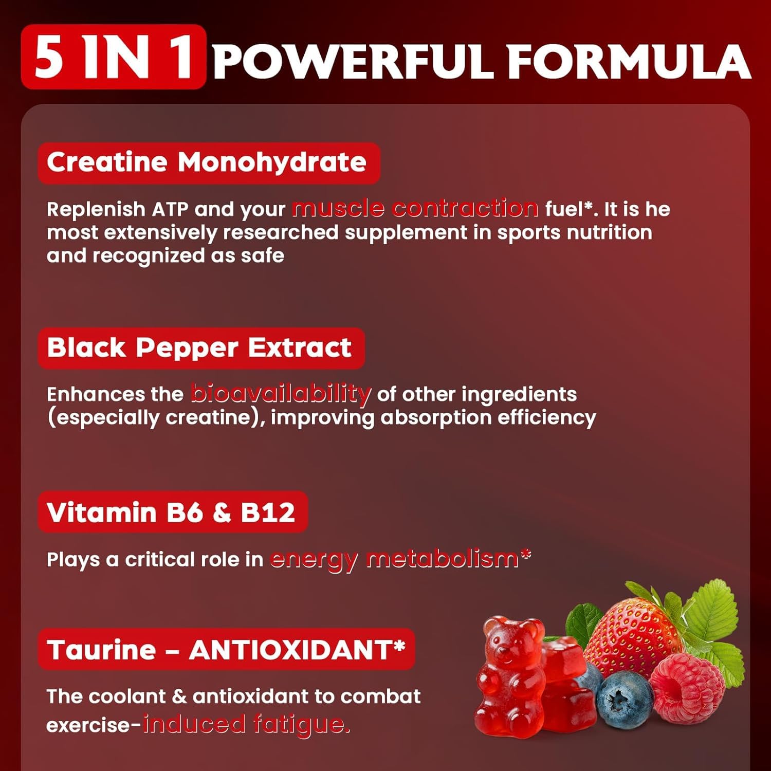 Trupretty Creatine Monohydrate Gummies lifestyle scene with fitness gear