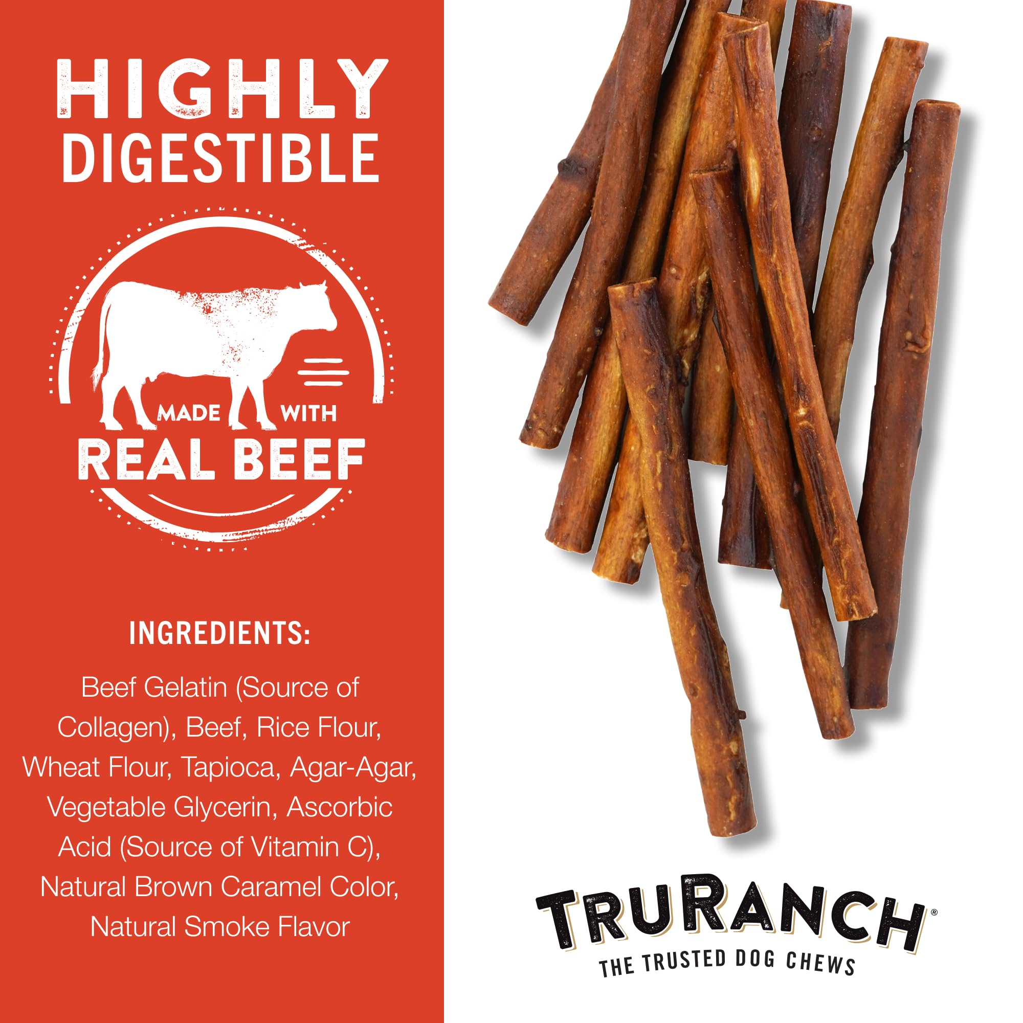 TRURANCH Collagen Sticks in a dog's paw