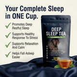 Truth Leaves Deep Sleep Bedtime Tea pouch back view