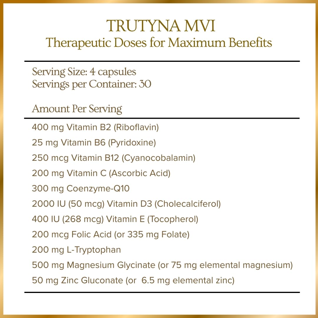 Trutyna MVI Daily Nutritional Supplement side view