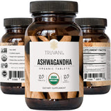 Truvani Organic Ashwagandha Supplement ingredients list
