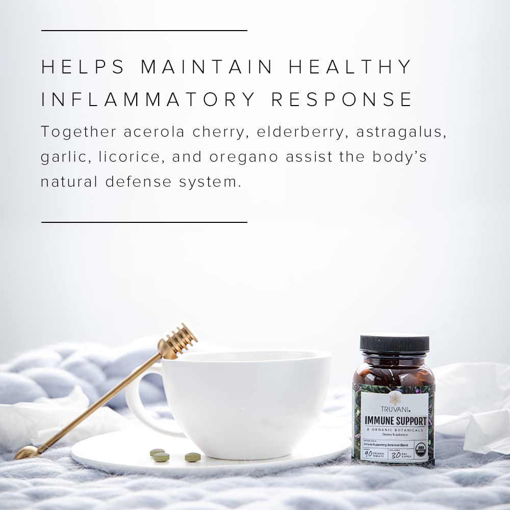 Truvani Plant-Based Omega-3 Supplement bottle side view