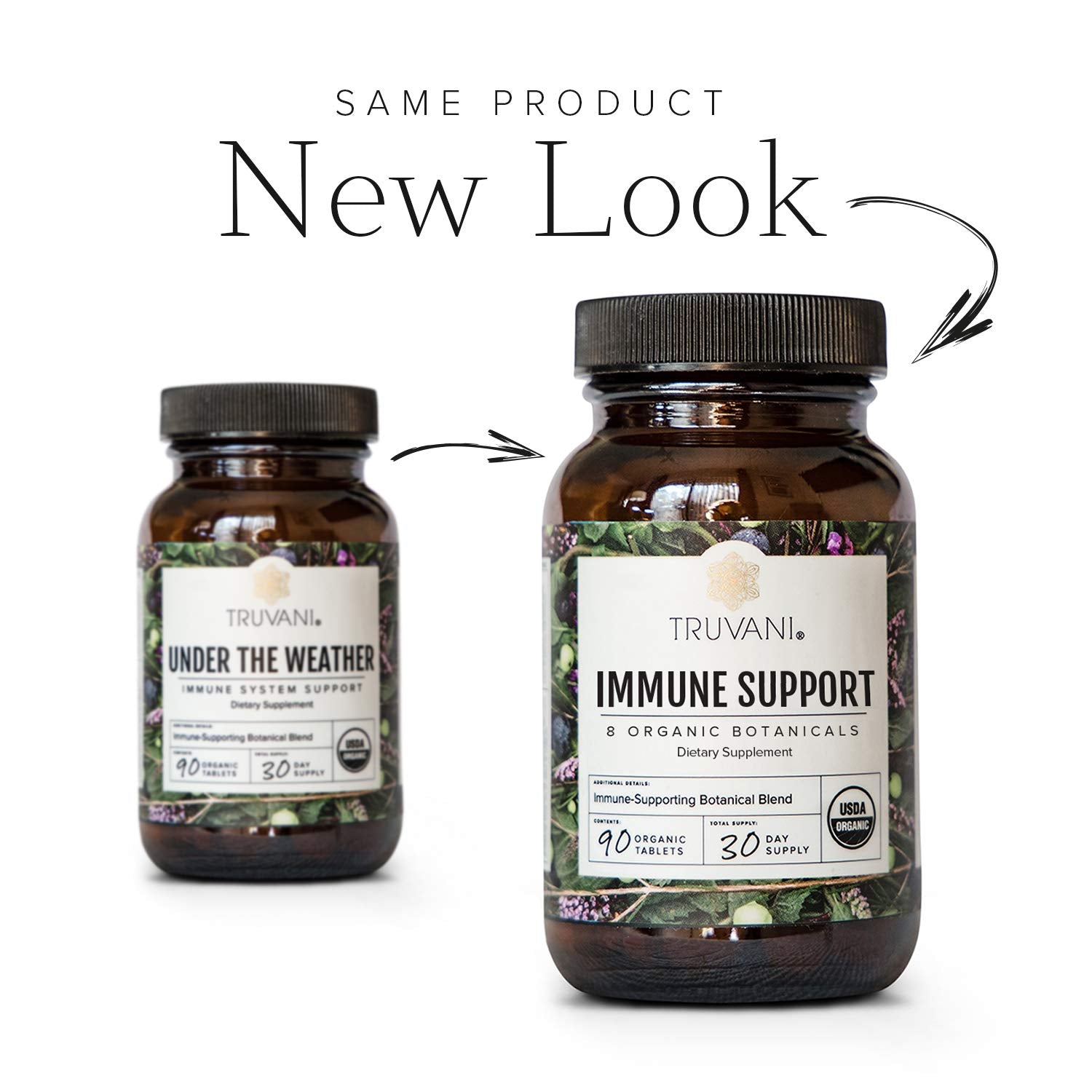 Truvani Plant-Based Omega-3 Supplement ingredients list