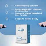 Truvy daily Support Capsules displayed with natural ingredients