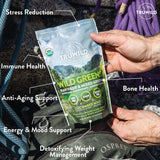 TruWild Wild Greens Organic Superfood Adaptogen Powder ingredients list