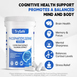 TrySafe Blended Vitamin & Mineral Supplement 300mg Phosphatidylserine side view