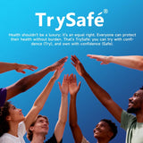 TrySafe Saw Palmetto Supplement displayed with other vitamins