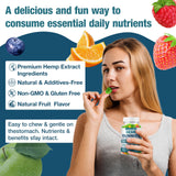 TTGUMMYAMAL Hemp Gummies back view with nutritional information