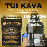 TUI KAVA Micronized Noble Kava Root Powder 100g mixed in water