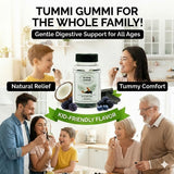 Tummi Gummi Charcoal Gummies close-up of gummies