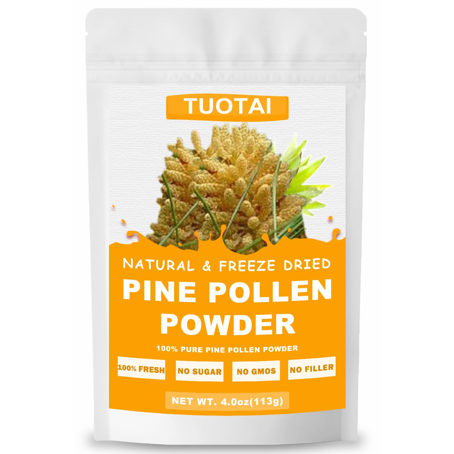 TUOTAI Pine Pollen Powder 113g front view