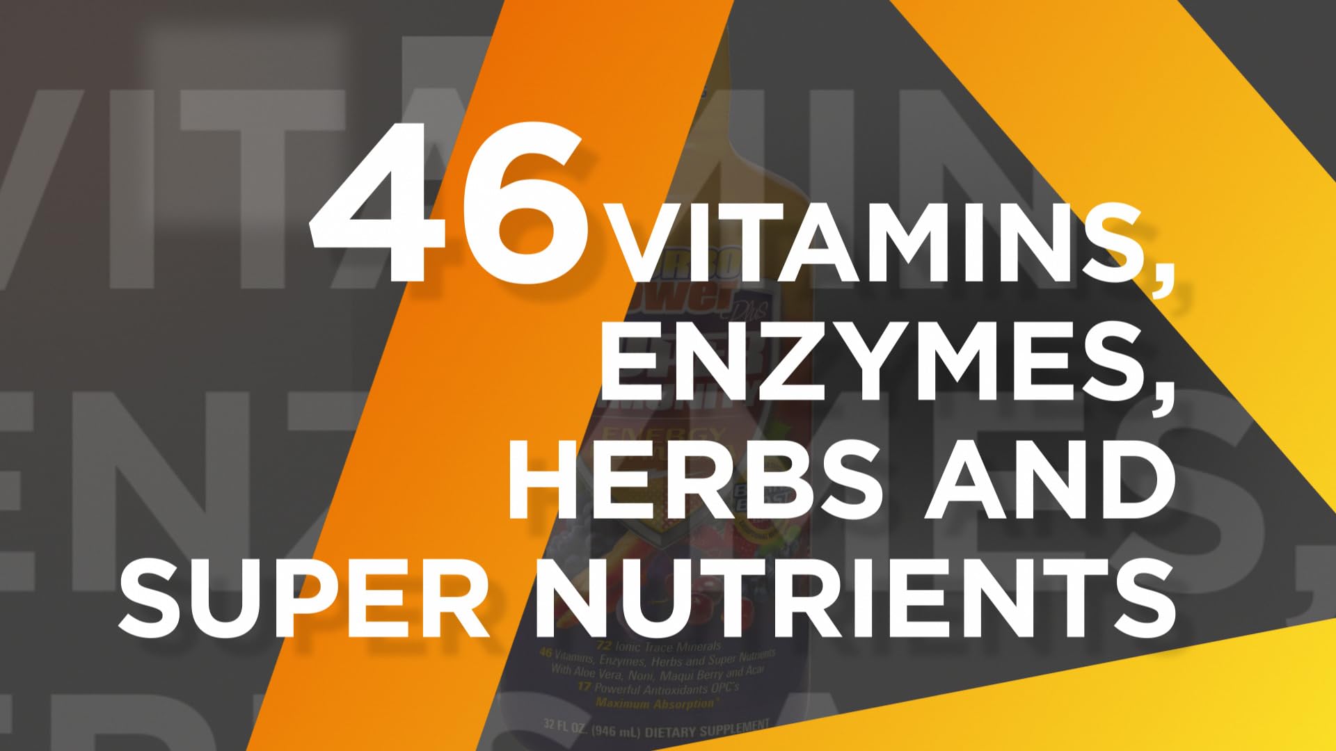 Turbo Power Multivitamin Liquid Supplement 907g packaging