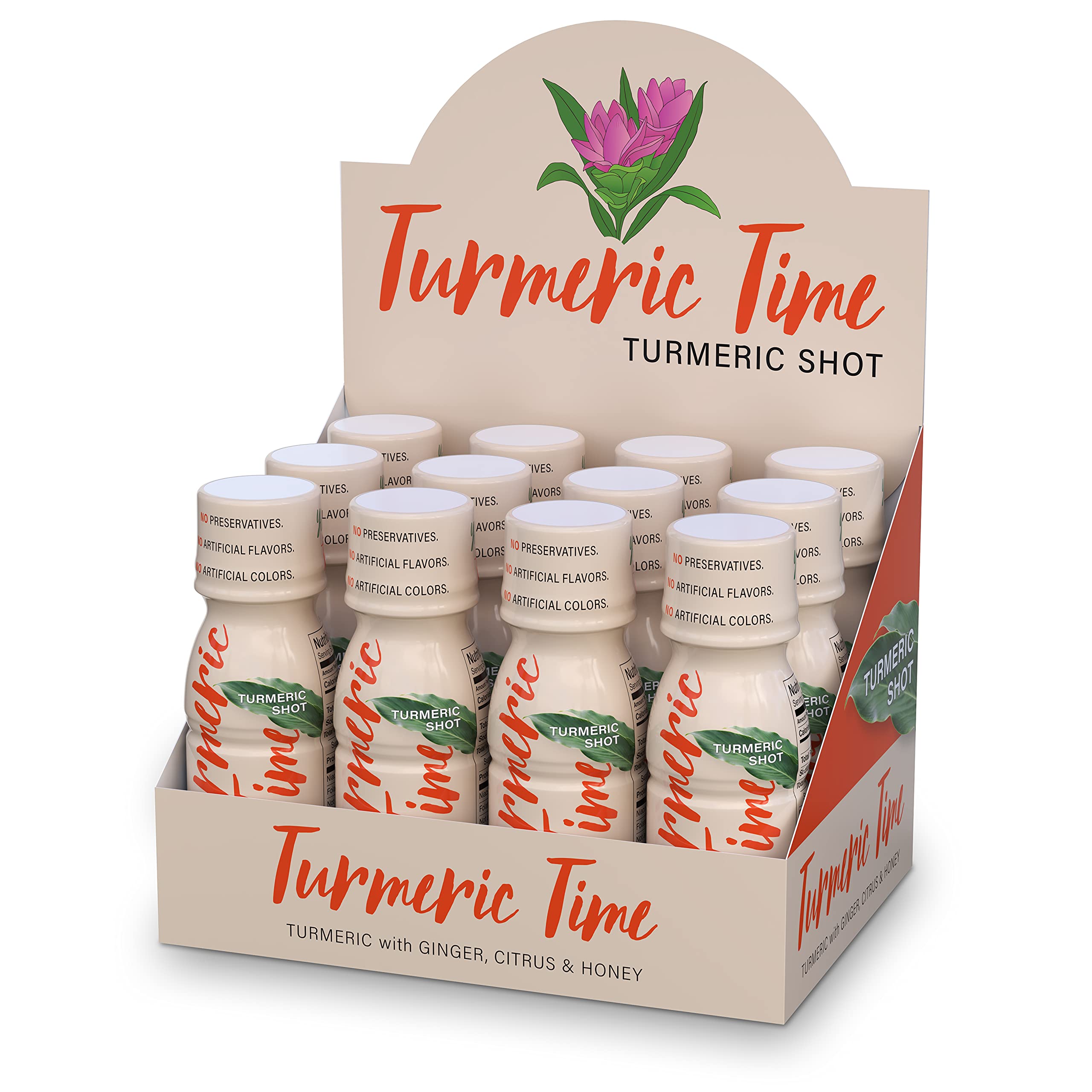 Turmeric Time Organic Turmeric Extract Supplement bottle front view