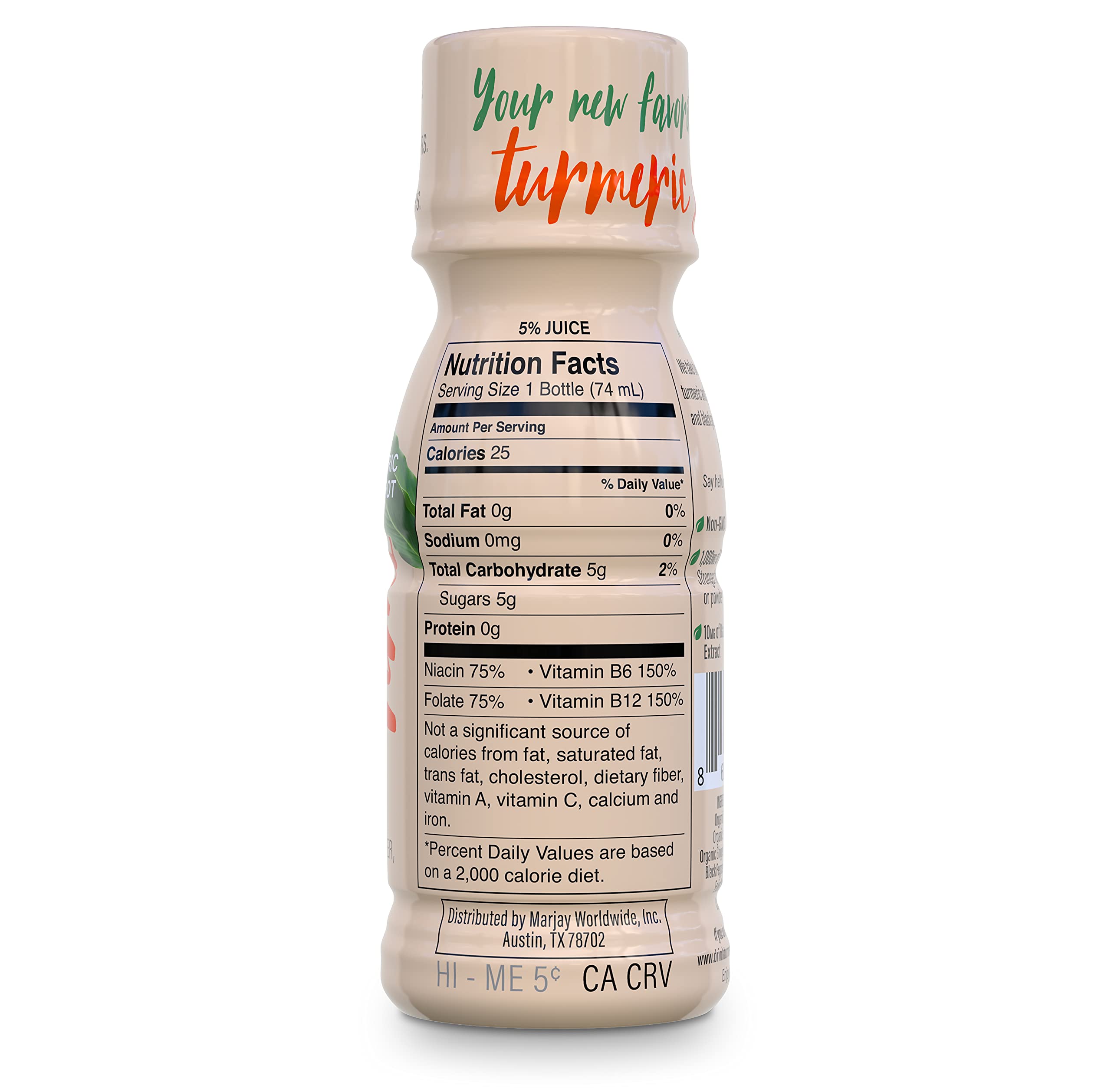 Turmeric Time Organic Turmeric Extract Supplement with ginger and lemon