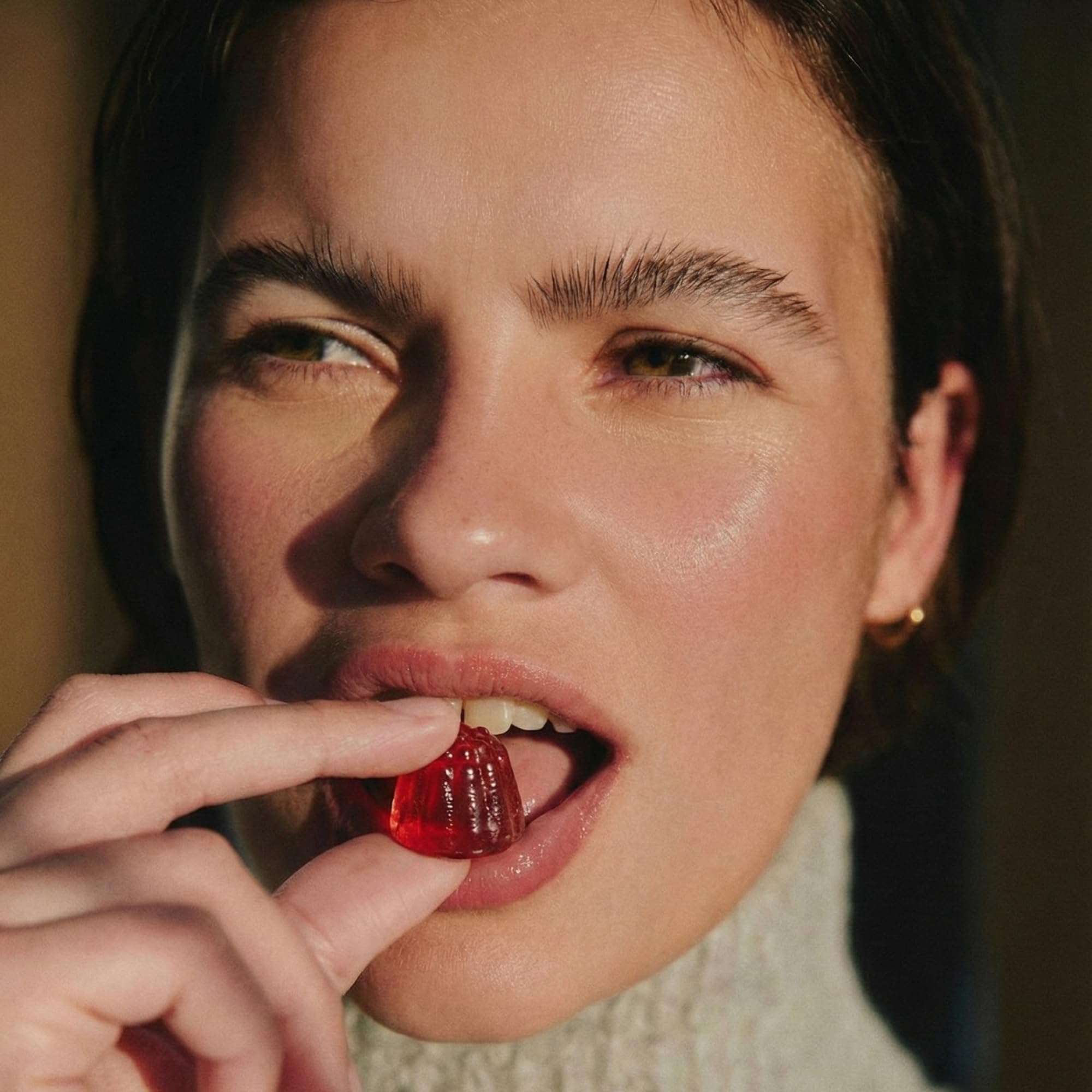 TUSHY Reboot Prebiotic Fiber Gummies open jar